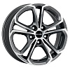 MAK Hessen 7,0x17 5/120 ET41 d-67,1 Gun Met-Mirror Face (F7070HEQM41IO3X)